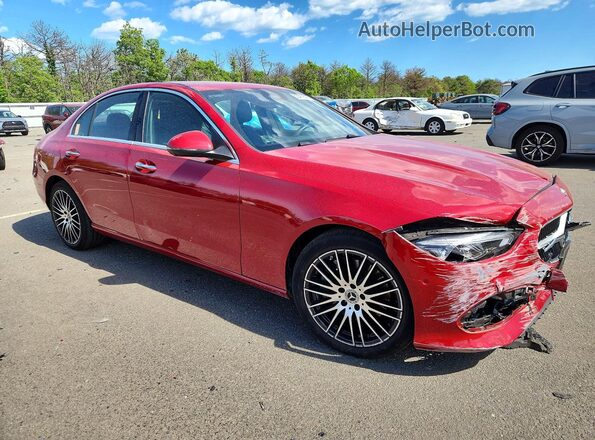 W1KAF4HB8RR223157 2024 MERCEDES-BENZ C Red Delantero derecho