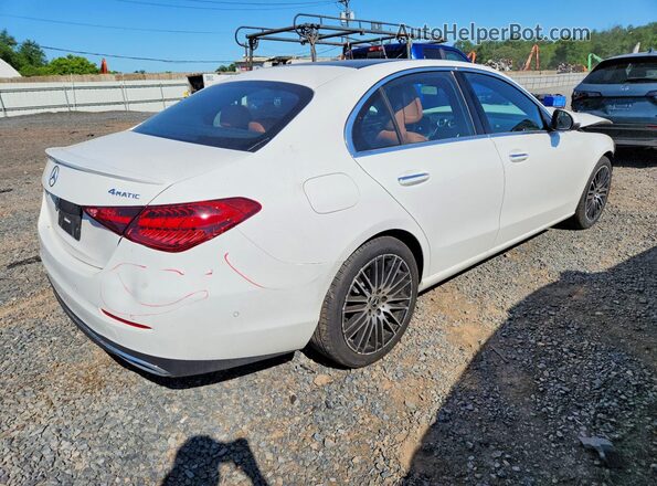 W1KAF4HB9PR081916 2023 MERCEDES-BENZ C White Tył prawy