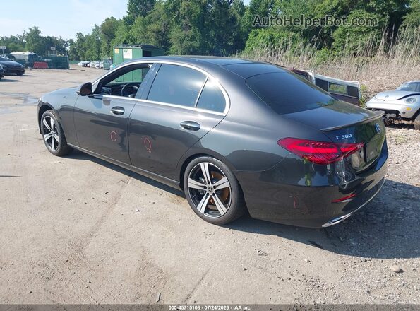 W1KAF4HB9PR122299 2023 MERCEDES-BENZ C-CLASS Серый Задняя левая четверть