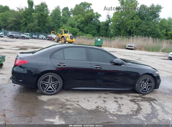 W1KAF4HB9RR165821 2024 MERCEDES-BENZ C-CLASS Black Widok wnętrza z tyłu