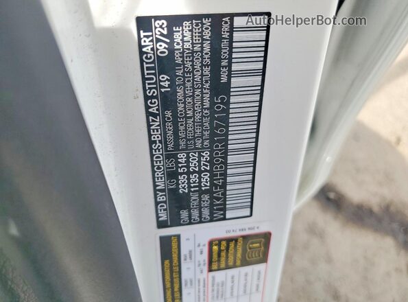 W1KAF4HB9RR167195 2024 MERCEDES-BENZ C White Engine compartment view
