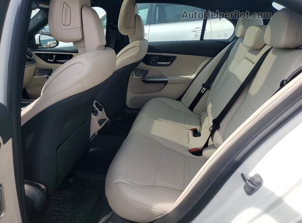 W1KAF4HB9RR167195 2024 MERCEDES-BENZ C White Rear seats view