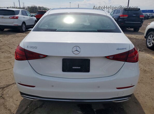W1KAF4HB9RR167195 2024 MERCEDES-BENZ C White Rear view