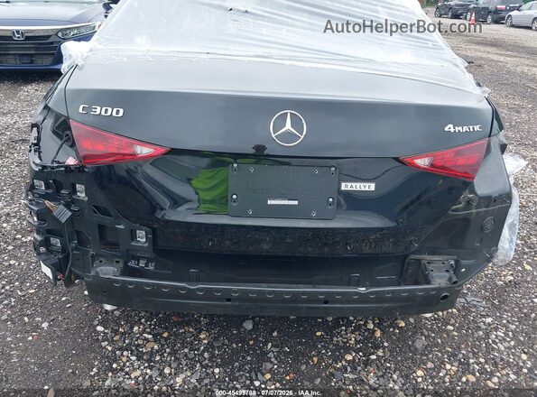 W1KAF4HB9RR235320 2024 MERCEDES-BENZ C-CLASS Black წინა ხედი