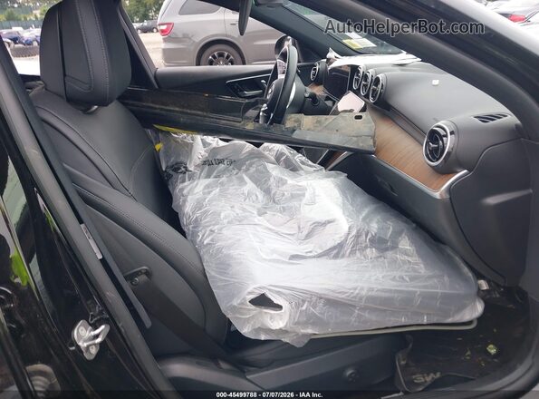 W1KAF4HB9RR235320 2024 MERCEDES-BENZ C-CLASS Black წინა სალონის ხედი