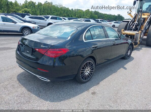 W1KAF4HB9SR285270 2025 MERCEDES-BENZ C-CLASS Черный Задняя правая четверть