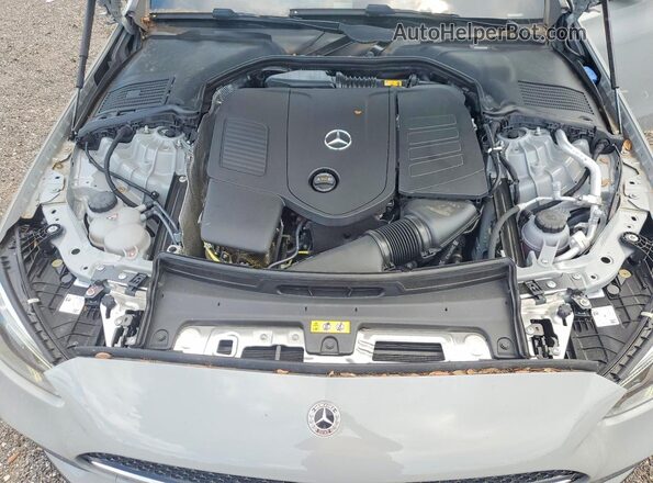 W1KAF4HB9SR298956 2025 MERCEDES-BENZ C Gray Սալոնի հետևի տեսք