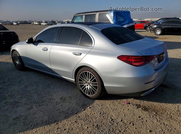 W1KAF4HBXNR013198 2022 MERCEDES-BENZ C Серебряный Задняя левая четверть