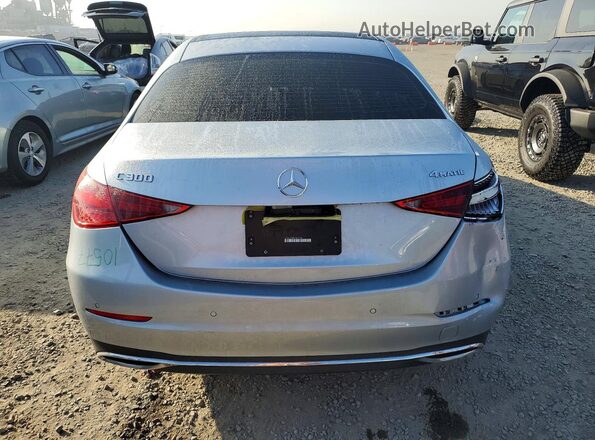 W1KAF4HBXNR013198 2022 MERCEDES-BENZ C Серебряный Вид сзади