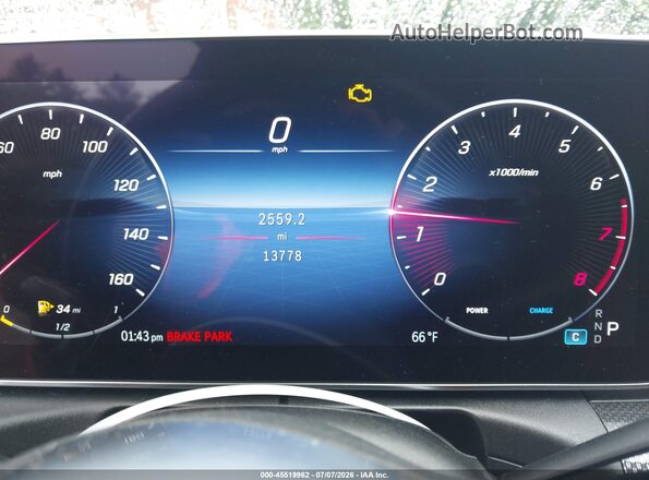 W1KAF4HBXNR062756 2022 MERCEDES-BENZ C-CLASS Red Widok z przodu
