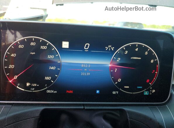 W1KAF4HBXPR151200 2023 MERCEDES-BENZ C Blue Սարքավորումների վահանակի տեսք