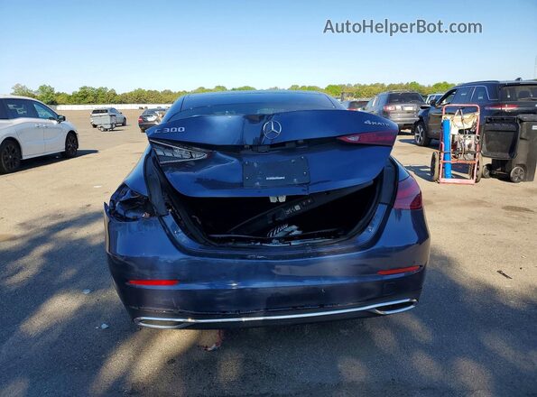 W1KAF4HBXPR151200 2023 MERCEDES-BENZ C Blue Հետևի տեսք