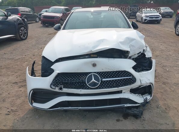 W1KAF4HBXPR152816 2023 MERCEDES-BENZ C-CLASS White Instrument cluster view
