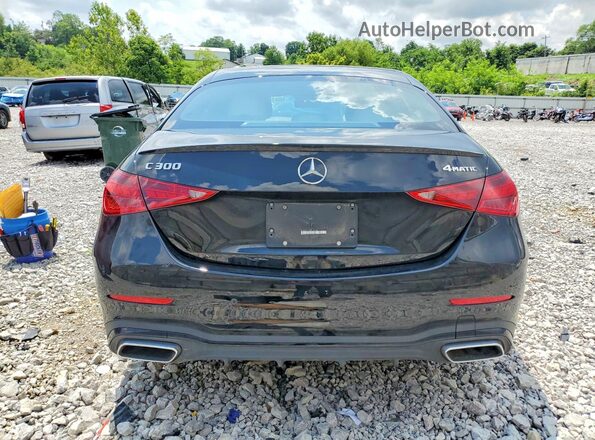 W1KAF4HBXRR170140 2024 MERCEDES-BENZ C Black Вид ззаду