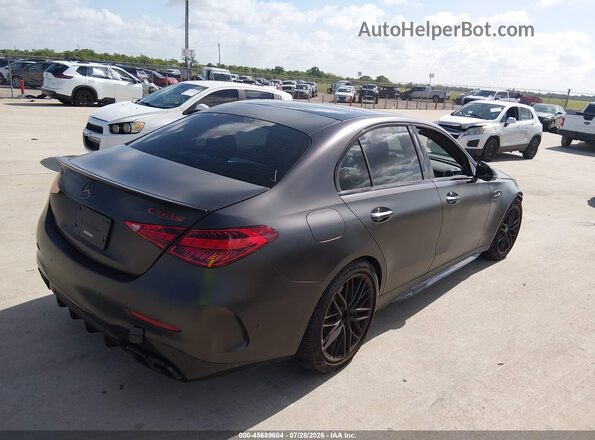 W1KAF8AB3RR235752 2024 MERCEDES-BENZ AMG C 63 Black უკანა მარჯვენა