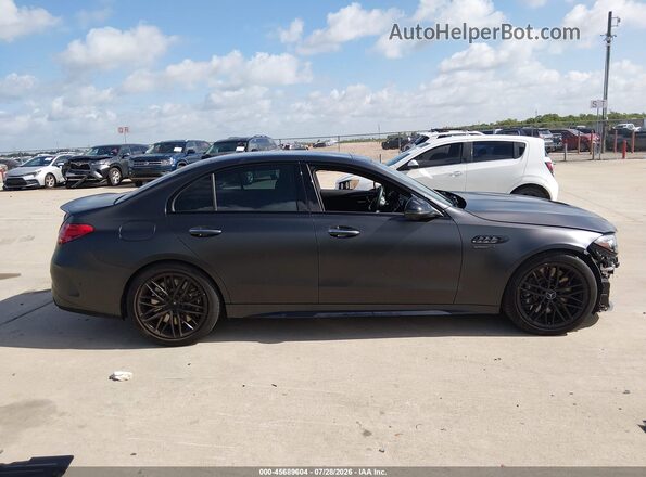 W1KAF8AB3RR235752 2024 MERCEDES-BENZ AMG C 63 Black უკანა სალონის ხედი