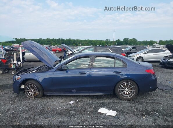 W1KAF8HB0RR236718 2024 MERCEDES-BENZ AMG C 43 Blue Սալոնի 360 աստիճան տեսք