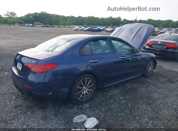 W1KAF8HB0RR236718 2024 MERCEDES-BENZ AMG C 43 Blue Հետևի աջ