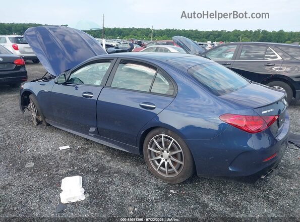 W1KAF8HB0RR236718 2024 MERCEDES-BENZ AMG C 43 Blue Հետևի ձախ