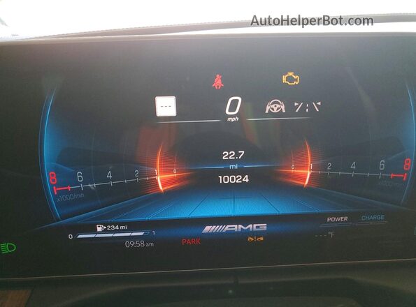W1KAF8HB1RR237411 2024 MERCEDES-BENZ C Black Vista del cuadro de instrumentos