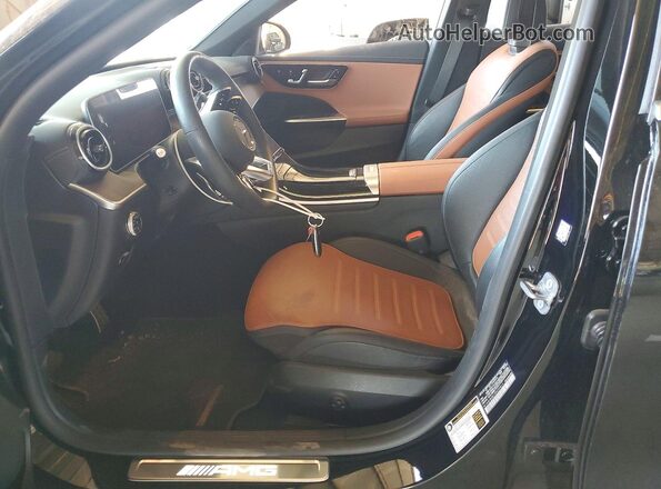 W1KAF8HB1RR237411 2024 MERCEDES-BENZ C Black Vista interior delantera