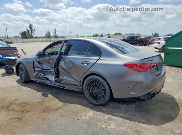 W1KAF8HB1SR283519 2025 MERCEDES-BENZ C Gray უკანა მარცხენა