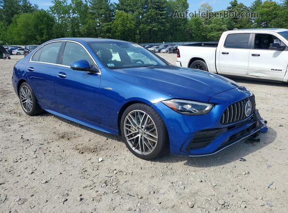 W1KAF8HB3PR075620 2023 MERCEDES-BENZ C Blue Delantero derecho