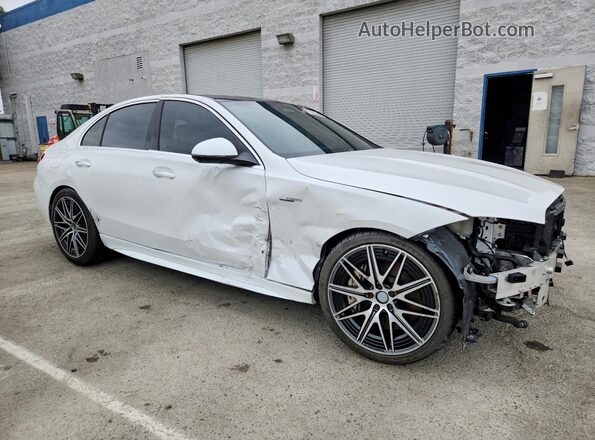 W1KAF8HB4PR122914 2023 MERCEDES-BENZ C Белый Передняя правая четверть