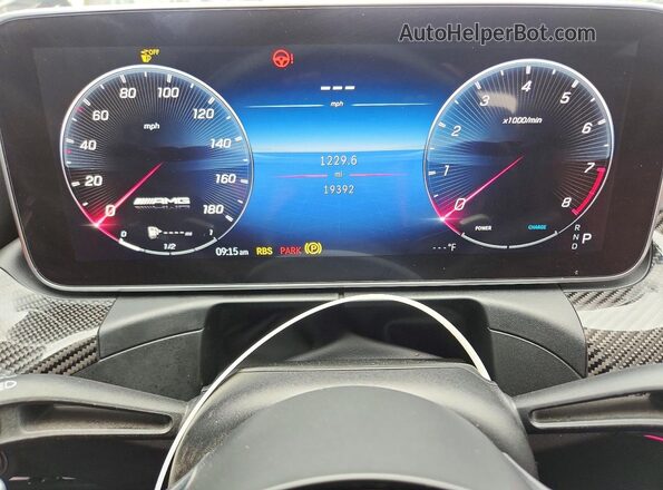 W1KAF8HB4PR122914 2023 MERCEDES-BENZ C Белый Вид щитка приборов