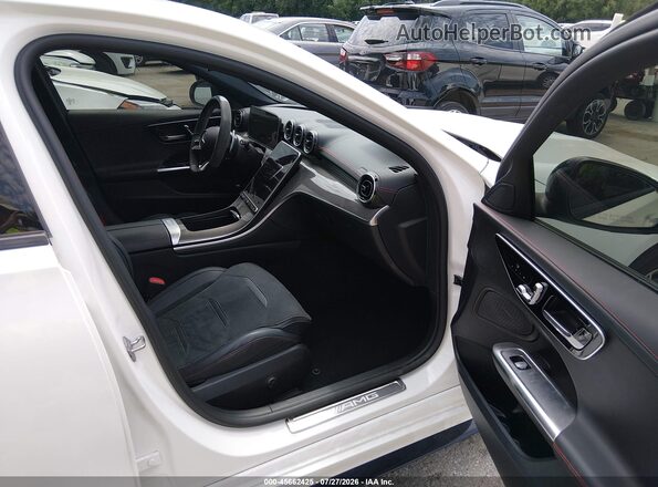 W1KAF8HB6PR074557 2023 MERCEDES-BENZ AMG C 43 White Front interior view