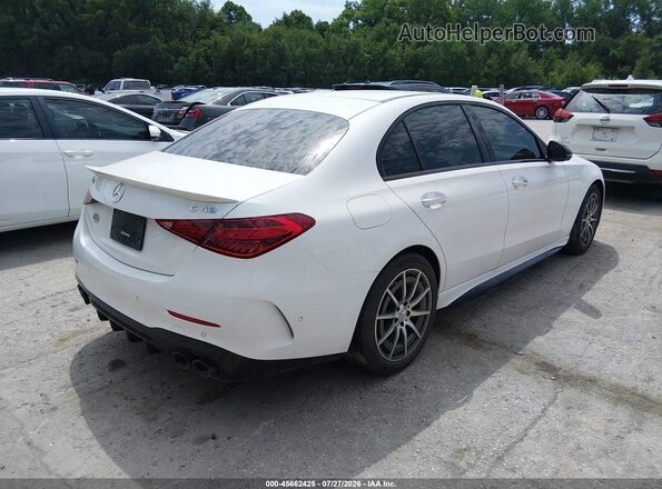 W1KAF8HB6PR074557 2023 MERCEDES-BENZ AMG C 43 White Rear right