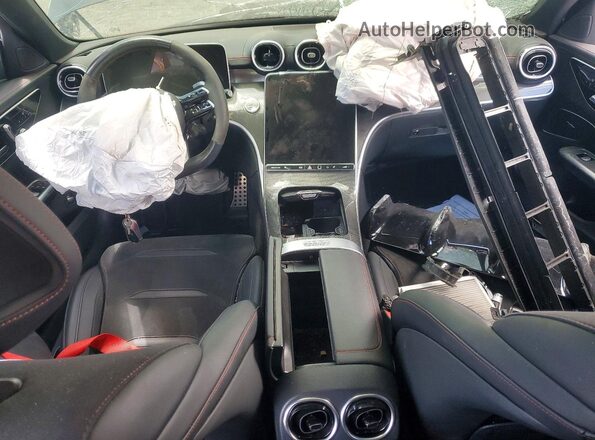 W1KAF8HB6SR295259 2025 MERCEDES-BENZ C Black Dashboard view