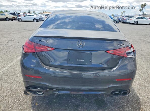 W1KAF8HB6SR295259 2025 MERCEDES-BENZ C Black Rear view