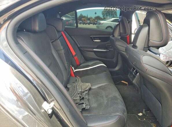 W1KAF8HB6SR295259 2025 MERCEDES-BENZ C Black Rear seats view