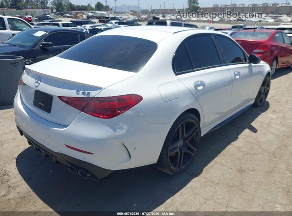 W1KAF8HB6TR309520 2026 MERCEDES-BENZ AMG C 43 White Trasero derecho