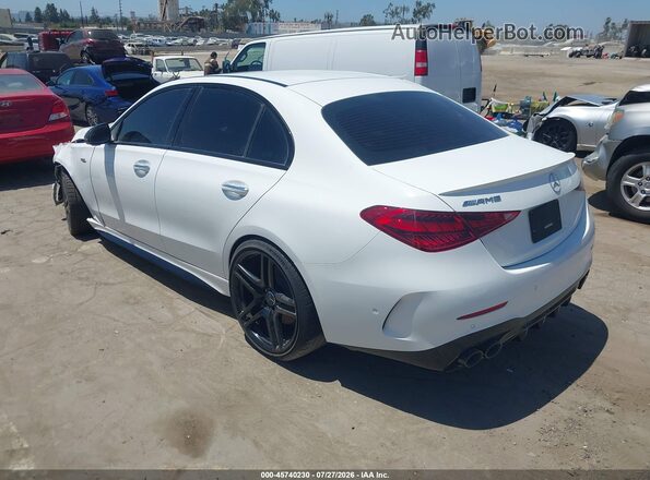 W1KAF8HB6TR309520 2026 MERCEDES-BENZ AMG C 43 White Trasero izquierdo