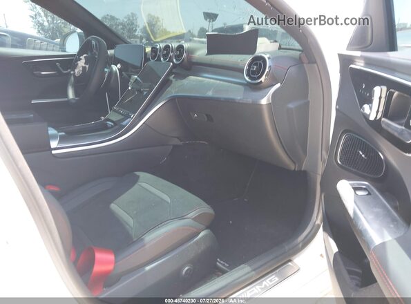 W1KAF8HB6TR309520 2026 MERCEDES-BENZ AMG C 43 White Vista interior delantera