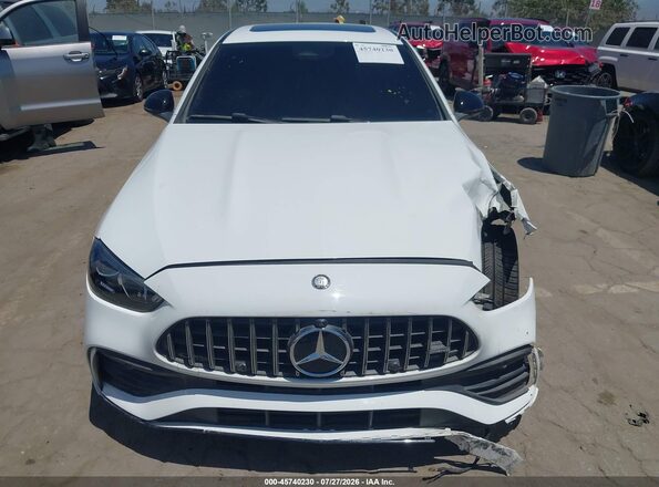 W1KAF8HB6TR309520 2026 MERCEDES-BENZ AMG C 43 White Vista del cuadro de instrumentos