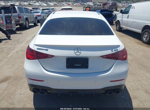 W1KAF8HB6TR309520 2026 MERCEDES-BENZ AMG C 43 White 