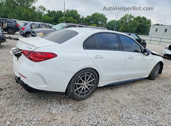 W1KAF8HB7PR101247 2023 MERCEDES-BENZ C White უკანა მარჯვენა