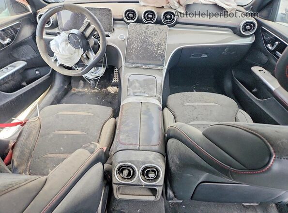 W1KAF8HB7PR101247 2023 MERCEDES-BENZ C White წინა პანელის ხედი