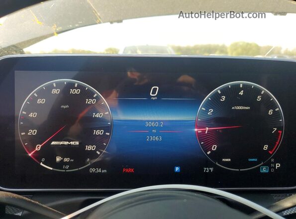 W1KAF8HB7PR148441 2023 MERCEDES-BENZ C Black ხელსაწყოთა პანელის ხედი