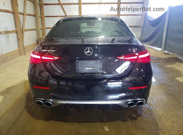 W1KAF8HB7PR148441 2023 MERCEDES-BENZ C Black უკანა ხედი