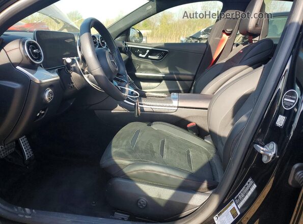 W1KAF8HB7PR148441 2023 MERCEDES-BENZ C Black წინა სალონის ხედი