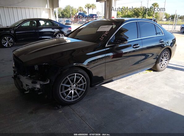 W1KAF8HB7TR325922 2026 MERCEDES-BENZ AMG C 43 Черный Передняя левая четверть