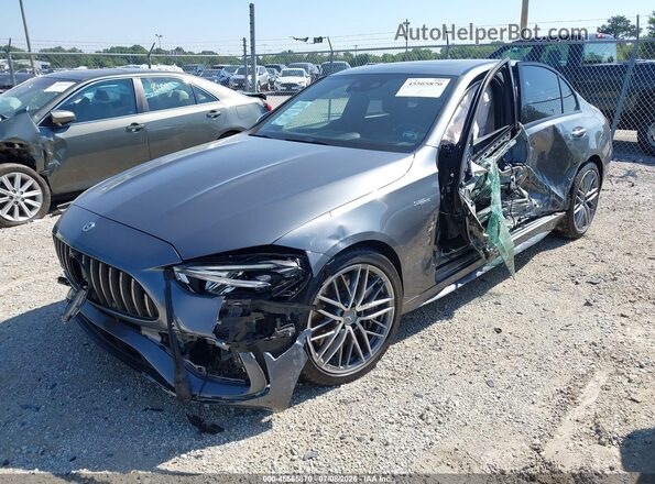 W1KAF8HB9PR118566 2023 MERCEDES-BENZ AMG C 43 Серебряный Передняя левая четверть