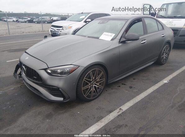W1KAF8HB9PR122911 2023 MERCEDES-BENZ AMG C 43 Gray Przód lewy