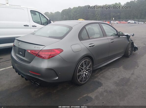 W1KAF8HB9PR122911 2023 MERCEDES-BENZ AMG C 43 Gray Tył prawy