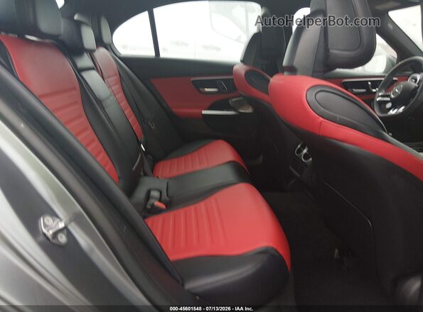 W1KAF8HB9PR122911 2023 MERCEDES-BENZ AMG C 43 Gray Widok naklejki z numerem VIN