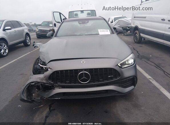 W1KAF8HB9PR122911 2023 MERCEDES-BENZ AMG C 43 Gray Widok zestawu wskaźników